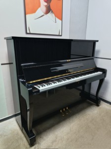 Piano vertical usado Premium KAWAI SA5E calidad japonesa gran oferta 88 teclas madera maciza patas dobladas piano vertical de Japón - Product Image 1