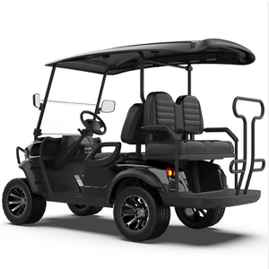 Carrito de golf de 4 plazas eléctrico y alimentado por gas legal de calle con diseño de lujo y capacidades todoterreno - Product Image 5