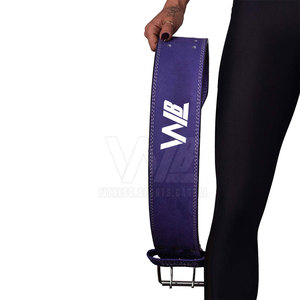 Ceinture de musculation en cuir de vachette 10 mm pour hommes, antidérapante, avec boucle à ardillon unique, durable, pour fitness et powerlifting, prix de gros - Product Image 2