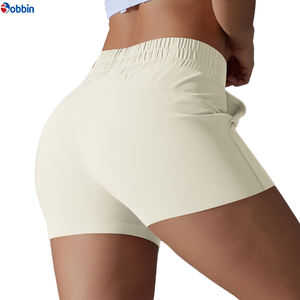 กางเกงขาสั้นทรงแทร็คคุณภาพพรีเมียมจาก BOBBIN INDUSTRIES สีพื้น แฟชั่นใหม่ กางเกงขาสั้นผู้หญิง ผ้าฟลีซ เบา ระบายอากาศได้ดี ผ้าฝ้ายคุณภาพสูง - Product Image 2