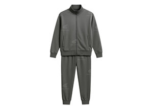 Chándal de invierno con capucha y corte acampanado personalizado para hombre, con logotipo, forro polar grueso, transpirable, informal, estilo desgastado, 2 - Product Image 5