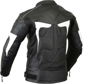 แจ็กเก็ตขี่จักรยานหนังแฟชั่นสำหรับผู้ชาย, แจ็กเก็ตมอเตอร์ไซด์เสื้อแจ็กเก็ตระบายอากาศมีซิป - Product Image 4