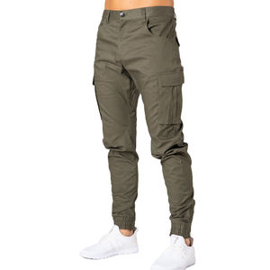 Nouveau pantalon de jogging léger 100 % coton pour homme, taille élastique, pour le sport et le fitness, vente en gros 2026 - Product Image 2