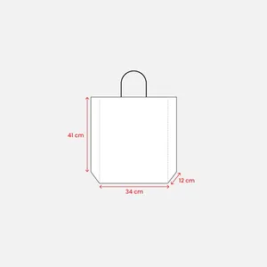 Borse di Carta Promozionali Personalizzate con Laminazione Opaca per Negozi - Product Image 5