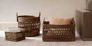 ชุดตะกร้าเก็บผักตบชวาธรรมชาติเป็นมิตรกับสิ่งแวดล้อมชุด3มือคุณภาพสูงจากโรงงานเวียดนามดีไซน์สะดุดตา - Product Image 4