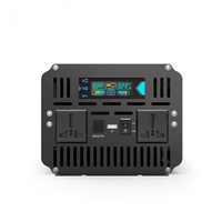 HOULI 12V 4000W 8000W Peak Onduleur domestique monophasé à onde sinusoïdale pure 4KVA rechargeable avec batterie