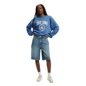 Sudadera de Invierno con Logotipo Bordado Personalizado en la Parte Delantera, Cuello Alto, Felpa, Color Sólido, Estilo Holgado para Mujer - Product Image 3