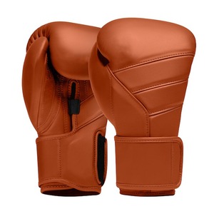 Guantes de boxeo de cuero genuino y duraderos, equipo de entrenamiento transpirable cómodo personalizable, venta al por mayor, Etiqueta Privada, artes marciales - Product Image 1