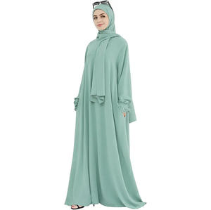 Vestido africano de dos piezas Abaya de talla grande 2026 ropa tradicional bordada en oro Dubai Abaya Islam Kaftan Abaya suelto musulmán - Product Image 2