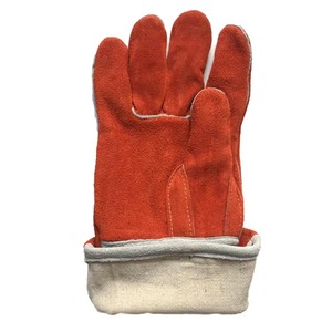 Guantes de Trabajo de Seguridad Resistentes al Calor para Construcción Industrial, de Piel de Vaca, Guantes de Soldadura de Cuero Vacuno - Product Image 4