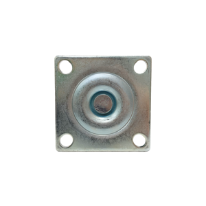 Rueda de freno giratoria de acero Industrial de 2,5 pulgadas de servicio medio Ruedas de rodamiento de bolas de nailon negro para ruedas giratorias - Product Image 3