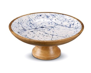 Bol de service multifonctionnel en bois pour la maison, la salade et la fête Décoration de bureau décorative - Product Image 5