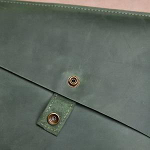 Housse en cuir véritable pour iPad Pro Minimalist Vintage Design Handmade Bags for Laptops Tablets Universal LS-0026 - Product Image 3