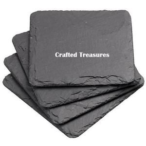 Offre Spéciale personnalisé 4 pièces ensemble de sous-verre fait à la main logo personnalisé acacia en bois et belle conception sous-verres fabrication - Product Image 2