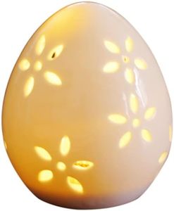 Easter Egg Figurine rosa uovo lampada a LED per feste bomboniere con foro di fiori <span class=keywords><strong>Design</strong></span> unico regalo di pasqua decorazione per la casa - Product Image 1