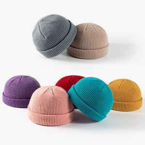 Gorros de Jacquard de invierno para mujer y Niña personalizados de alta calidad, gorro de esquí liso grueso a la moda, gorro de invierno tejido cálido al por mayor - Product Image 1