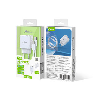 Adaptador GAN PD20W tipo C, carga rápida de 20W para auriculares, teléfonos, uso doméstico e industrial, compatible con los estándares de la UE, Reino Unido y EE. UU. - Product Image 2