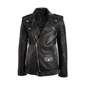 Chaquetas de cuero informales con cremallera y diseño personalizado, para mujer - Product Image 1