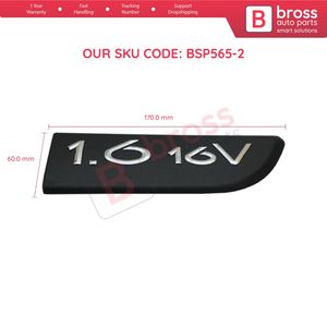 BSP565-2 Noir 1.6 16V Badge Monogramme Emblème 8200209130 Droit Moulure de Porte Badge Pour Megane MK2 2002-2008; Sc - Product Image 6