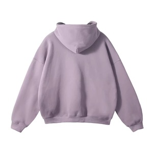 Sudadera con capucha de gran tamaño con logotipo personalizado, Sudadera con cuello redondo y tejido de punto largo, logotipo de posición frontal, compra para mujer - Product Image 1