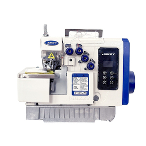 Nouvelle machine à coudre surjeteuse industrielle domestique à entraînement direct JK747DX pour matériaux légers ou épais avec logo LED - Product Image 4