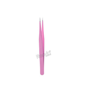 Pinzas de Precisión para Extensión de Pestañas Mega Volumen con Punta de Fibra y Logotipo Personalizado al por Mayor - Product Image 1