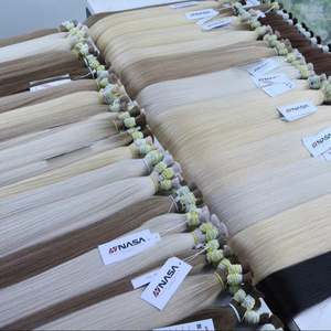 ผมต่อแบบลอนธรรมชาติสีแดงเข้ม100กรัมสีอ่อน22นิ้วผู้บริจาคคนเดียว - Product Image 1