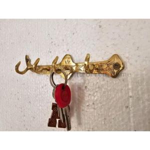 Elégants crochets porte-clés en laiton antique avec des designs classiques de style victorien pour les amateurs de décoration intérieure traditionnelle - Product Image 6