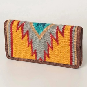 Portefeuille Western en cuir repoussé à la main Portefeuille Western Buck Stitch Portefeuille en cuir Sac en cuir véritable Pochette en cuir véritable - Product Image 3