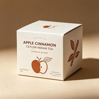 Usine de sachets de thé OEM/ODM, support direct, dropshipping, thé indien de Ceylan à la cannelle et à la pomme personnalisable