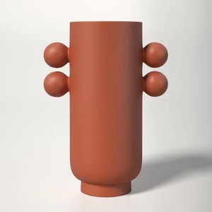 Vase à fleurs en fer fait main avec construction en métal de qualité supérieure pour les intérieurs élégants de restaurants et de cafés de bureaux à domicile - Product Image 4