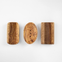 Porte-savon artisanal en bois d'olivier, imitation antique tunisienne, écologique, étanche, portable, design méditerranéen, pour salle de bain