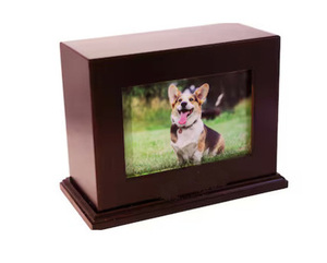 Urnes funéraires en bois de style américain moderne faites à la main urnes funéraires en gros pour les cendres de chat et de chien pour la commémoration des animaux de compagnie - Product Image 3