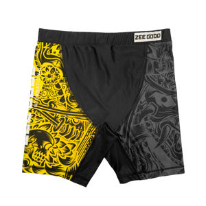 Diseñe sus propios pantalones cortos MMA de secado rápido transpirables para hombres Pantalones cortos MMA Los pantalones cortos Vale Tudo más vendidos para hombres - Product Image 2