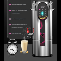 Machine à lait de soja professionnelle et programmable offrant un contrôle total des cycles d'infusion, de broyage et de cuisson