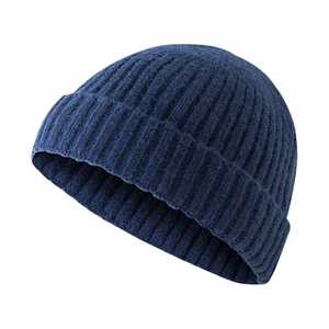 Gorros de Invierno de Mohair Jacquard Personalizados, Gorros de Punto con Puño y Logotipo Personalizado, Tejidos para Clima Frío y Uso Diario - Product Image 1