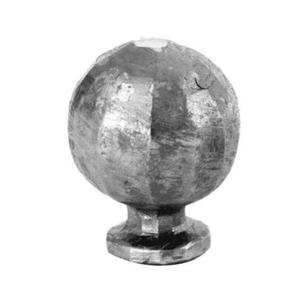 Productos de hierro forjado de herrería de 55mm Esferas de <span class=keywords><strong>límite</strong></span> Componentes ornamentales Elementos para piezas de valla de puerta - Product Image 1