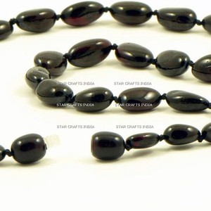 Dernière conception ovale 10X14mm 33 pièces couleur rouge lueur dans le noir résine ambre perles de prière islamique 33 perles de chapelet musulman - Product Image 5