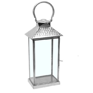 Juego de diseño personalizado de dos farolillos de metal Portavelas de diseño hecho a mano de alta calidad forma personalizada FAROL DE METAL elegante - Product Image 5