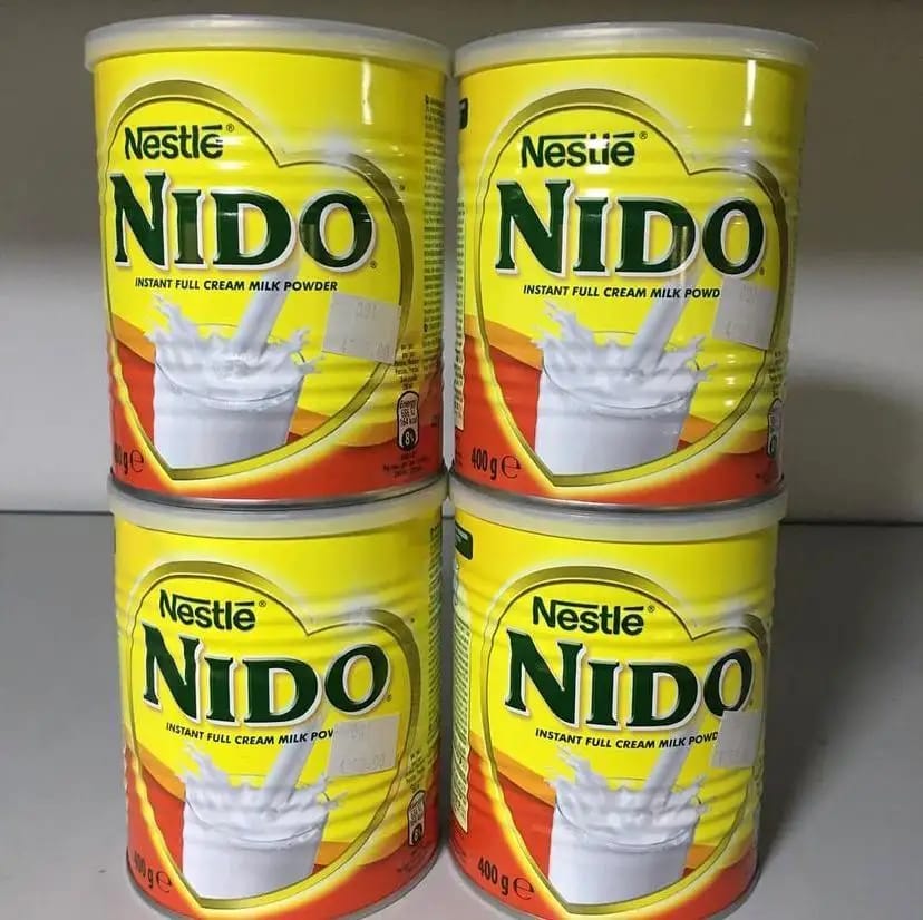 Leche en polvo fortificada Nestlé Nido 900g, caja de 12/Leche en polvo Nestlé Nido importada de Holanda especialmente formulada fortificada