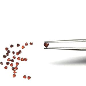 ได้รับการรับรองจาก IGI ขนาด3มม. 4มม. สร้อยคอโกเมนสีแดงธรรมชาติรูปหัวใจคริสตัลเหลี่ยมเพชรพลอยกึ่งมีค่าสร้อยคอหลวมทำเครื่องประดับ - Product Image 3