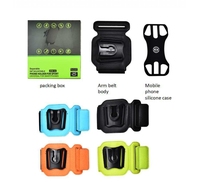 Bracelet de sport extérieur personnalisé en silicone, étui de téléphone portable flexible pour la course à pied, accessoire de téléphone portable étanche