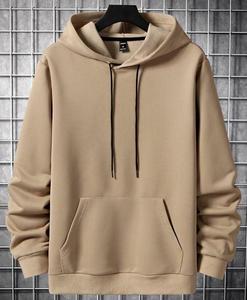 Vente en gros d'usine XS XL Sweat-shirt en polaire décontracté d'hiver pour hommes et femmes Couleur unie Respirant Streetwear Logo personnalisé Vente 100% - Product Image 3