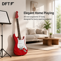 DFTF Factory Price 39 Inch Colorful Electric Guitar Solid Body Various Colors Musical Instrument for Student Beginners