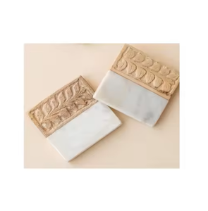 Posavasos de incrustaciones de hueso de forma cuadrada perfectos para el hogar, artículos de hotel, utensilios de cocina y accesorios de vajilla suministros de vajilla de hueso - Product Image 4