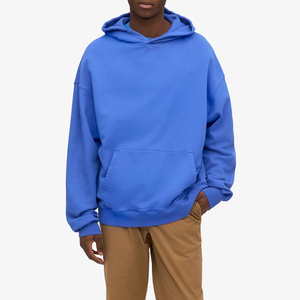Sudaderas con capucha de gran tamaño boxy fit heavyweight pullover para hombres de alta calidad 100% algodón polar sol desteñido sudaderas con capucha y sudaderas - Product Image 4