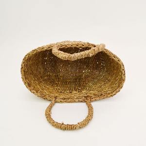 Sac à main en herbe de mer tressé à la main pour femmes, sacs en paille directement de l'usine, sac à main en herbe de mer naturelle - Product Image 4