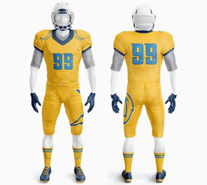 ชุดเครื่องแบบอเมริกันฟุตบอลแขนสั้นพิมพ์ลายสีระเหิดบริสุทธิ์แห้งเร็ว - Product Image 2