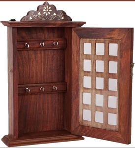 Vente en gros, boîte à clés décorative murale en bois, boîte à clés décorative murale en bois, boîte de rangement pour clés de la maison - Product Image 3