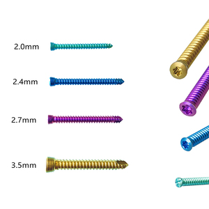 Orthopédique En Acier Inoxydable AO Vis De Verrouillage Autotaraudeuse Vétérinaire 2.4 & 2.7 & 3.5 Vis Osseuse Implant Plaques De Traumatisme pour Chien Haut - Product Image 4